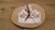 Uhr Holzscheibe Birke Zimmerer-Emblem Größe ca. 19 x 25 cm