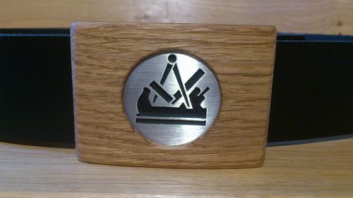 Koppelschloss aus Holz (Eiche) Tischler