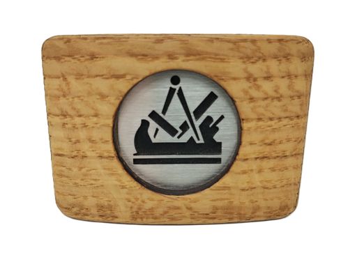 Koppelschloss aus Holz (Eiche) Tischler