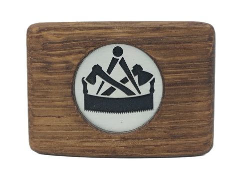 Koppelschloss Holz Mooreiche/Räuchereiche Zimmerer