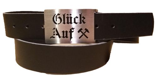 Gürtel Edelstahl Bergbau Glück Auf