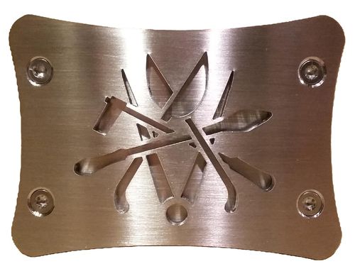 Koppelschloss aus Edelstahl Klempner / Spengler