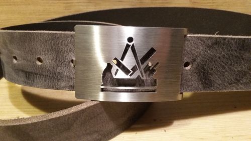 Gürtel Tischler / Schreiner Edelstahl